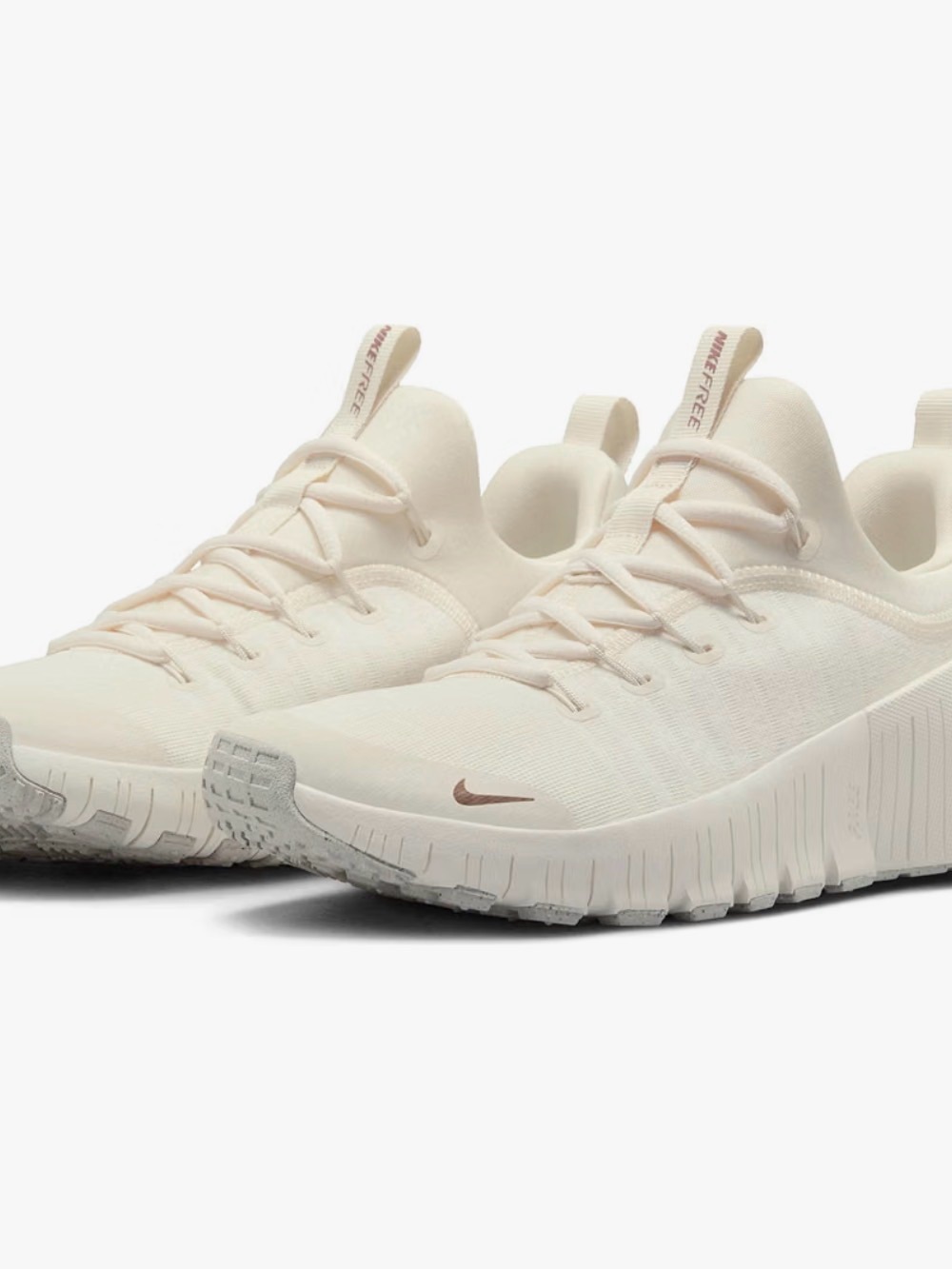 Nike Women's Cream/Light Pink Training Sneakers